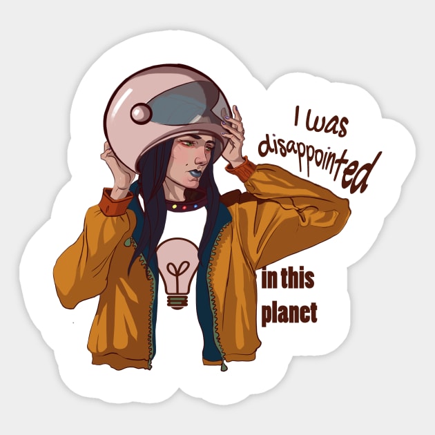 astronaut girl Sticker by EnRiel